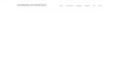 Desktop Screenshot of barbaraschroeder.com