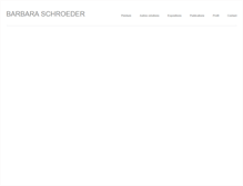 Tablet Screenshot of barbaraschroeder.com